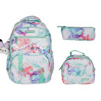 Relaxion İthal Yeşil Üçlü Set Çocuk İlkokul Çantası 1490