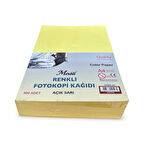 Masis A4 Renkli Fotokopi Kağıdı 500 lü Açık Sarı