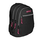 Relaxion Siyah Su Geçirmez Astarlı Kumaş Sırt Çantası 2048