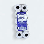 Mas 56x16m Termal Rulo Yazar Kasa Pos Kağıdı 16 Metre / 10 Adet (1 Paket)