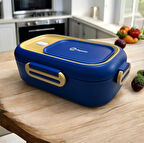 Fixpoint Paslanmaz Çelik Yemek Saklama ve Taşıma Kabı Lacivert 550 ml P-1391