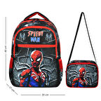 Waddell Speedy Man Desenli İlkokul Çantası Beslenme Çantalı 25207