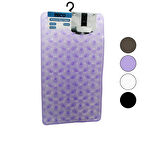 DİKDÖRTGEN - LÜX PVC PETEK DESEN - ŞEFFAF-BUZLU 98PCS VANTUZ KAYDIRMAZ BANYO - KÜVET PASPAS 37X68CM (5250)