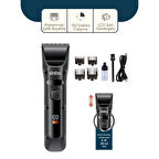 USB ŞARJLI - LCD GÖSTERGELİ SAÇ - SAKAL KESME TRAŞ MAKİNESİ SHC-1911 (5250)