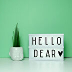 Sinematik Lightbox Dekorasyon Aydınlatma Aksesuarları (A5 Boyut) (5250)