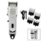 USB ŞARJLI - DİJİTAL GÖSTERGE  SAÇ - SAKAL KESME TRAŞ MAKİNESİ  ÇELİK GÖVDE - KOLLU TARAK AYARI SHC-1905 (5256)