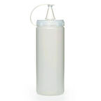 Şeffaf Kapaklı Sızdırmaz Yağlık Sosluk Şişesi Plastik Yağdanlık 400 ml. AP-9028 (5256)