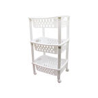 3 KATLI SEPET DÜZENLEYİCİ  - RAF ÜNİTESİ TEKERLEKLİ 400X295X700MM (5256)