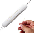 Çift Başlı Otomatik İplik Geçirici - Dikiş Sökücü - İkisi bir arada yaylı sistem