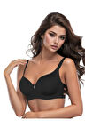 Soft Cup Balenli Desteksiz Büyük Beden Sütyen -7015