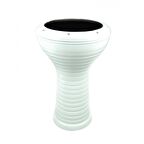 DDBD28WH Darbuka Döküm Boru Desenli Beyaz