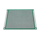 Delikli Plaket Bakır Çift Yüzlü 60x80 mm / 6x8 cm 1 adet ( Pertinaks )