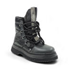 Caprito K102 Bot Siyah Cilt