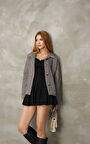 Dalida Balıksırtı Kaşe Ceket TNS-4429