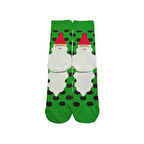 NOEL BABA DESENLİ PAMUK PARFÜMLÜ ÇORAP 37-44 NUMARA