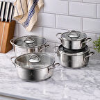 Aryıldız Solo 8 Parça Tencere Tava Seti