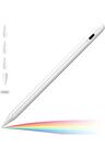 Cisteen İpad Için Uyumlu Avuç içi Reddetmeli Dokunmatik Kalem Capacitive Active Stylus(3 Adet YEDEK UÇ)