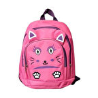 Uretti - Volkan 4975 9915 Sevimli Anaokulu ve Kreş Günlük Kullanım Okul Çantası -Pembe Tavşan