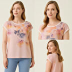 KADIN Kısa Kollu Bluz