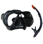 Star Diving Dalış Maskesi ve Snorkel Yetişkin - 51714-SİYAH