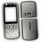 Nokia 5320 Kapak Nokia 5320 uyumlu Gri ön Kapak Arka Kapak Tuş Takımı 