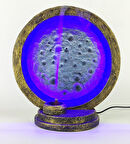 Dolunay Dekoratif Konik Tütsülük Işıklı (Mavi)