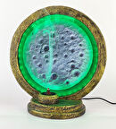 Dolunay Dekoratif Konik Tütsülük Işıklı (Yeşil)