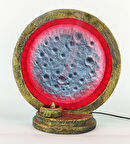 Dolunay Dekoratif Konik Tütsülük Işıklı (Kırmızı)