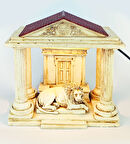 Antik Roma Aslan Dekoratif Konik Tütsülük Işıklı