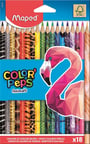 Color'Peps Hayvan Karakter Kuru Boya Kalemi 18 Renk 832218