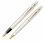 İsminize Özel Scrikss 35 Beyaz Altın Tükenmez+Dolma Kalem Set