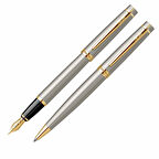 İsminize Özel Scrikss 38 Saten Altın Dolma Kalem+Tük.Kalem