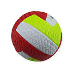 Voleybol Topu Desenli 280 gr -KIRMIZI