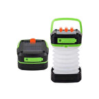 Katlanabilir Kamp Lambası Akordiyon Lamba Şarjlı 3 Kademeli Solar