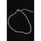 316L Çelik Figaro Model Gümüş Renk Erkek Bileklik