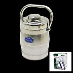 METAL KOVA 3LÜ SEFER TASI SAKLAMA KABI 1.6LT (5365)