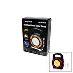 3IN1 20W SOLAR - USB ŞARJLI EL FENERİ - POWERBANK EL ÇANTASI MODELİ (5365)