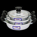 3LÜ ALÜMİNYUM OMLET SET NO-18-20-22 (5365)