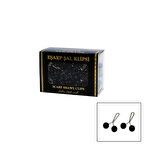 SİYAH 100 PARÇA  EŞARP BAŞÖRTÜ - ŞAL KLİPSİ (5365)