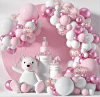 PEMBE-BEYAZ BALON SETİ