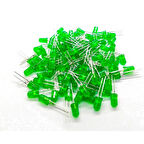 1000 adet 5 mm Yeşil Led