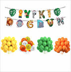 SAFARİ MİNİ BALON+BANNER SETİ