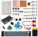 Breaboard Temel Elektrik Ve Elektronik Eğitim Set (Lamba Motor Ve Breadbord Set)