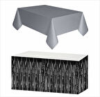 Gümüş Masa Örtüsü, Siyah Masa Eteği