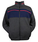 Erkek Büyük Beden Battal Boy 125 Kilo - 155 Kilo Arası İçin Uygun 3 İplik Kalın Kışlık Sweat Mont