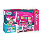 Oyuncak Aksesuarlı Pembe Uçak