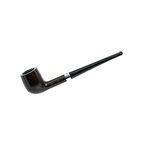 Peterson Junior Heritage Silver Mounted Straight Billiard Filtresiz Vulcanite Saplı Pipo 205939