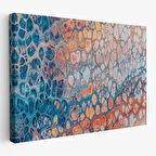 Sanatsal Mozaik Cam Dekoratif Kanvas Duvar Tablosu, Renkli Mozaik Cam Tablo-5399