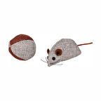 Flamingo Kedi ve Top Gri Kedi Oyuncağı