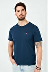 Levi's Erkek Lacivert Arma Logo T-shirt - 56809-0056